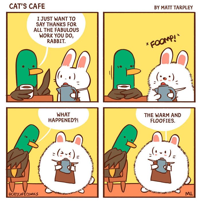 30 Hilarious ‘Cat’s Café’ Comics That Will Brighten Up Your Day