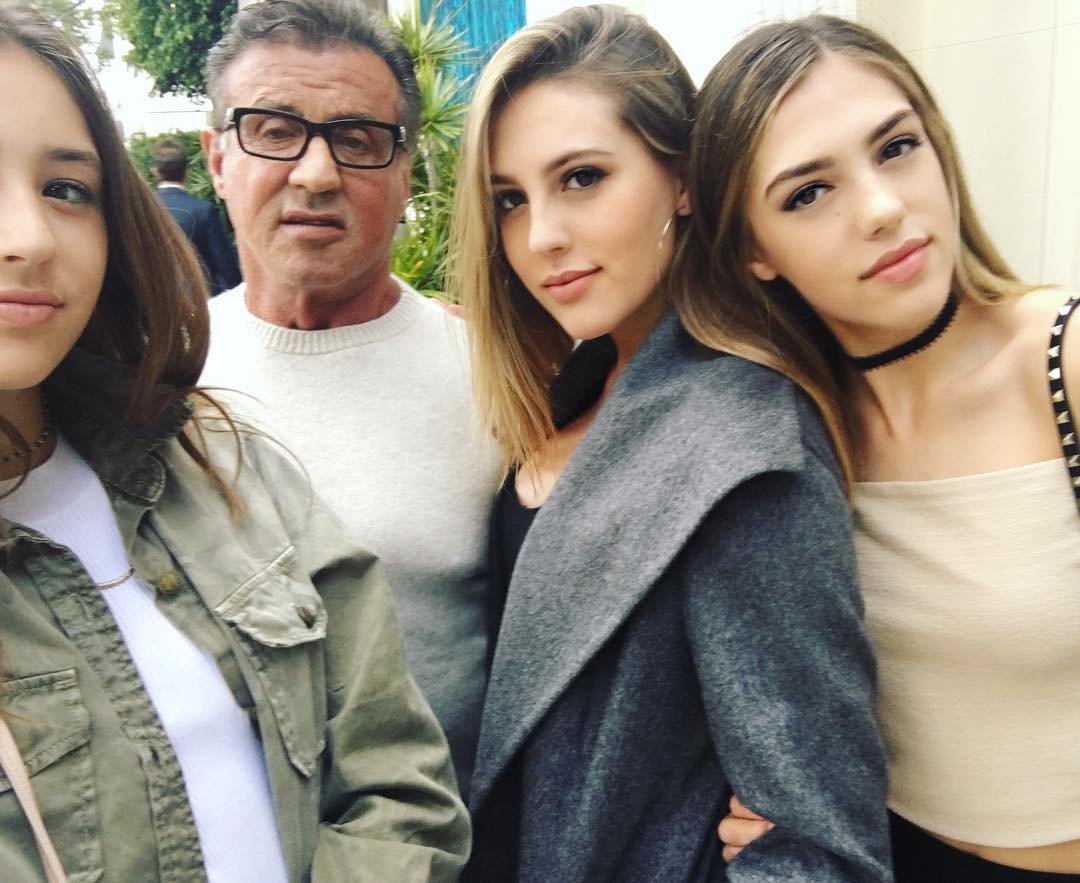 Sylvester Stallones Gorgeous Daughters Are All Grown Up And Working As Professional Models 