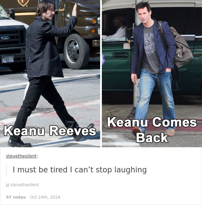 20 Tumblr Posts Show Keanu Reeves Can Make Anyone Laugh Out Loud